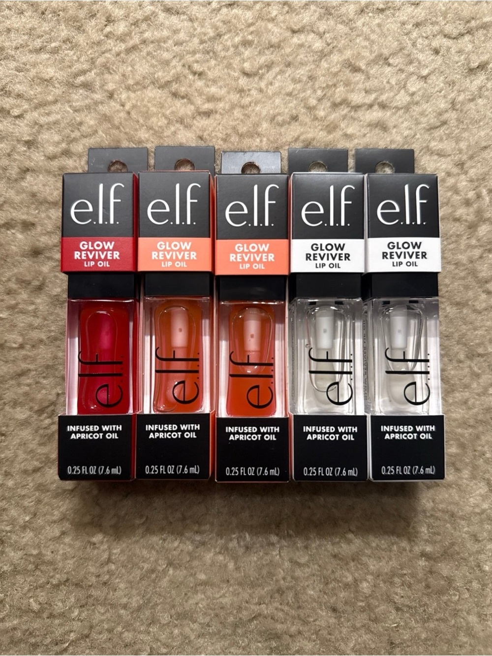 Elf Glow Reviver Lip Oil (Bundle of 5)